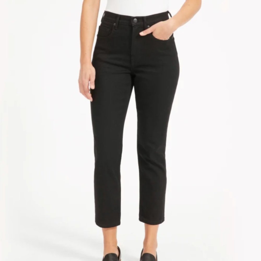 Everlane Cheeky Straight Jean 27 Ankle in Black
